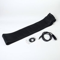 Оплетка на руль, сшивная, с подогревом, 40-42 см, экокожа, черная