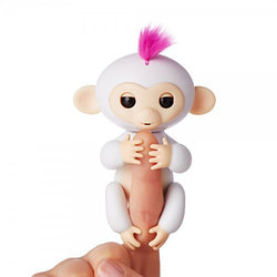 Интерактивная обезьянка Софи Fingerlings Baby Monkey, белый
