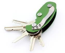 Органайзер для ключей, зеленый