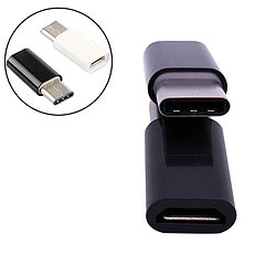 Переходник Type C папа - Micro USB мама, черный