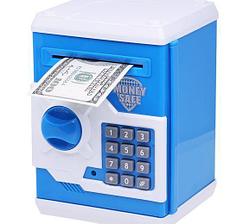 Копилка-сейф Money Safe, интерактивная, голубой