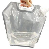 Складная канистра для воды с вакуумным клапаном, 3 л, серый