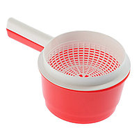 Сыродельница красная пластиковая - Мини, 14 см