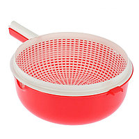 Сыродельница красная пластиковая - Большая, 24 см
