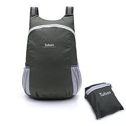 Водонепроницаемый складной тканевый рюкзак Tuban, чёрный