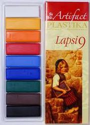 Пластика - полимерная глина набор LAPSI 9 классических цветов, 180г