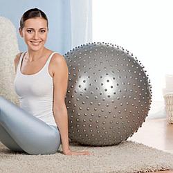 Мяч массажный Massage Ball 65 см с насосом MB-02