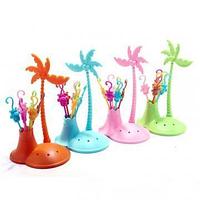 Набор шпажек для канапе на подставке Coconut Monkey, 6 шт, цвет микс