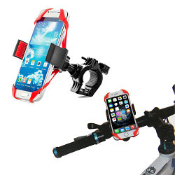 Силиконовый универсальный держатель для телефона Bicycle Phone Holder, 360 градусов, чёрный
