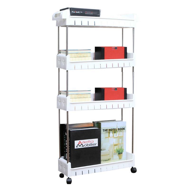 Стеллаж напольный выдвижной 4-х полочный Storage Organizer