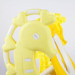 Сиденье на унитаз со ступенькой - Морской конёк, цвет жёлтый