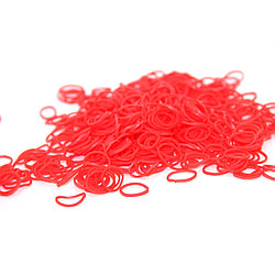 Набор ароматизированных резинок Loom Bands (Лум Бэндз) - 600 шт, красный