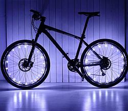 Подсветка для велосипедных колес Wheel Light Spoke Light, 20 LED