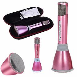 Караоке – микрофон Tuxun K068, розовый