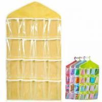 Органайзер для хранения нижнего белья и носков на 16 кармашков, оранжевый