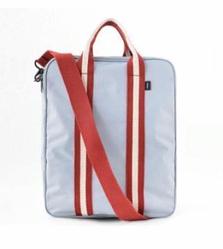 Складная дорожная сумка для путешествий с плечевым ремнём, 28х13х36 см, серый