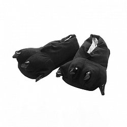 Тапочки кигуруми (тапки-лапы), детские, размер универсальный, черный
