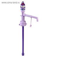 Помпа электрическая под бутыль 19 л, питание 220 В, 12 В, USB, сиреневый