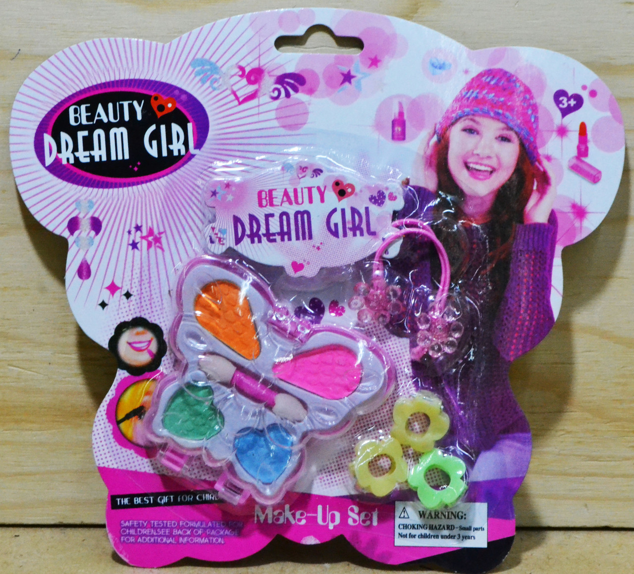 02926-5919E Dream girl набор тени бабочка заколка аксессуаров на картонке 21*18см