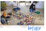 Коврик - мешок для Лего или мелких  игрушек, 100см, фото 5