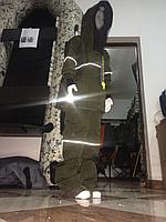 Костюм летний Детский Антигнус-Люкс с ловушками и пыльниками цвет Хаки ткань Смесовая Рип-Стоп
