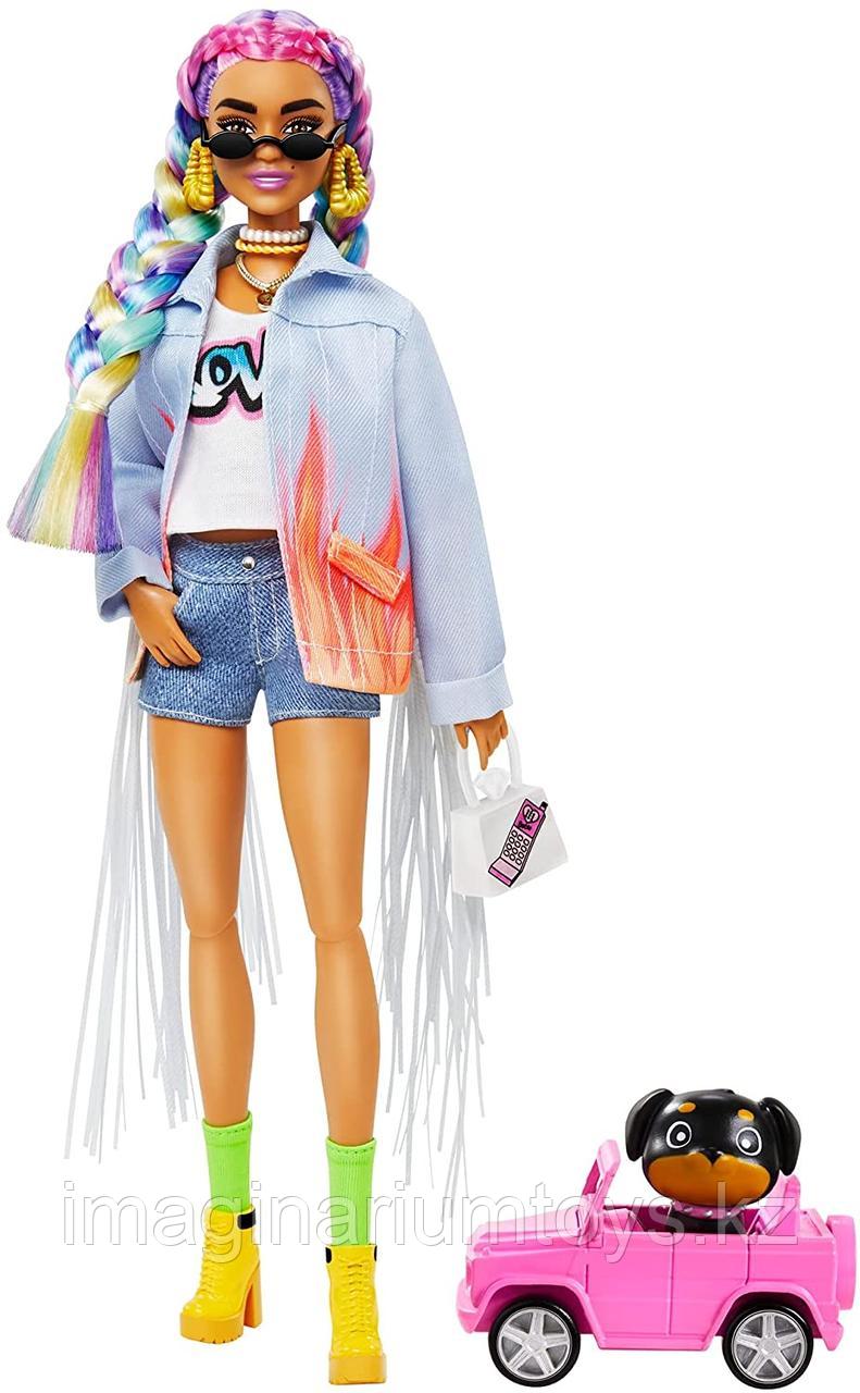 Кукла Barbie Extra с радужными косами - фото 3 - id-p91248889