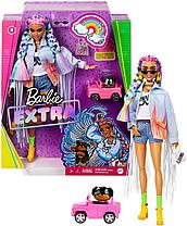 Кукла Barbie Extra с радужными косами