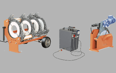 Аппарат для стыковой сварки пластиковых труб с поли гидравлическим приводом MHW315 (90-315мм)