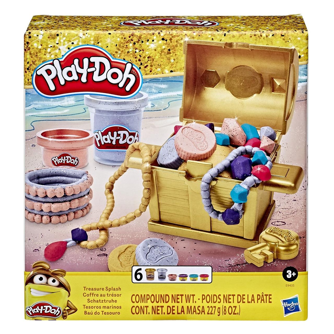 Hasbro Play-Doh Игровой набор пластилина Сундук сокровищ, Плей-До - фото 1 - id-p91250217