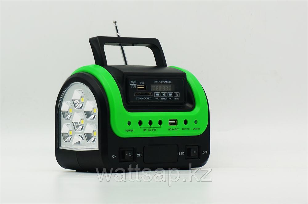 Солнечная электростанция SDM-0603, 3 LED лампы в комплекте, аккумулятор 4 Ач - фото 3 - id-p91251265
