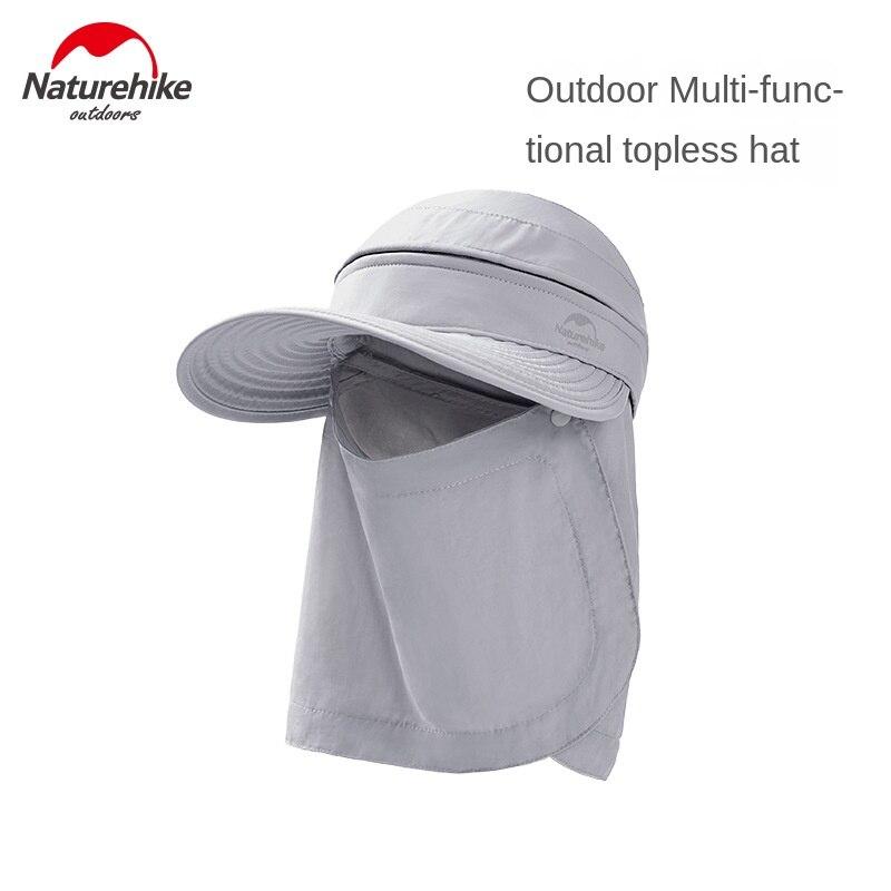 Многофункциональная солнцезащитная шляпа белый Naturehike NH20FS019