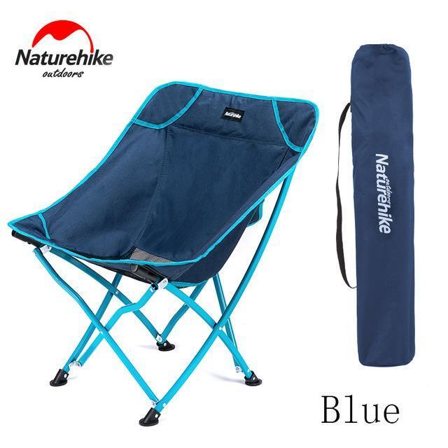 Складной стул синий Naturehike NH19JJ007