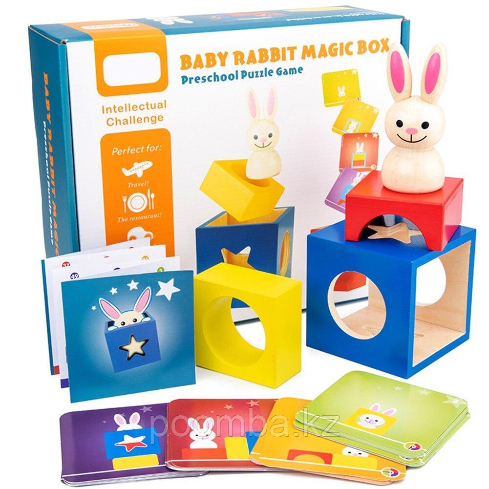 Развивающая игрушка baby rabbit magic box 6675