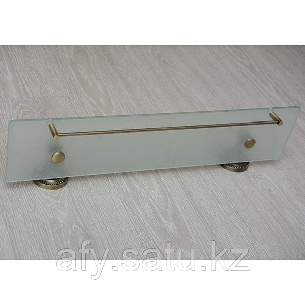 Полка стеклянная,1 полка, 50см,бронза 390760
