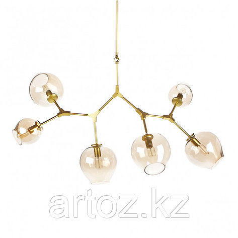 Светильник подвесной Branching Bubble Chandelier - 6 Light (gold), фото 2