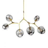 Светильник подвесной Branching Bubble Chandelier - 6 Light (gold-smoky)