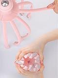 Массажер-антистресс головы «Мурашка» с магнитными шариками (Розовый), фото 4