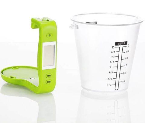 Весы-мерный стакан кухонные электронные 2 в 1 с термометром TOOGOO {600мл, до 1 кг} - фото 6 - id-p91260155