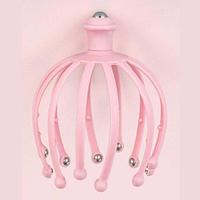 Массажер-антистресс головы «Мурашка» с магнитными шариками (Розовый)