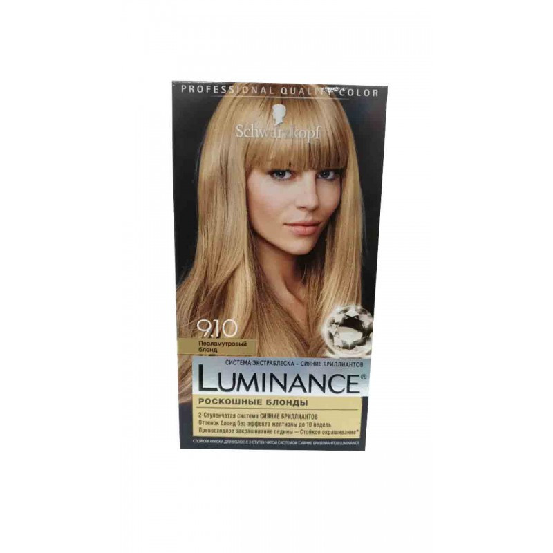 Luminance краска д/волос 9.10 Перламутровый блонд