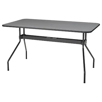 Садовый стол ВИХОЛЬМЕН, темно-серый 135x74 см ИКЕА, IKEA