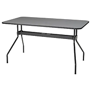 Садовый стол ВИХОЛЬМЕН, темно-серый 135x74 см ИКЕА, IKEA