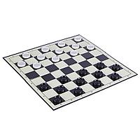 Шахматы, шашки 33*33 см пластик бумага 341-002 JWN-155
