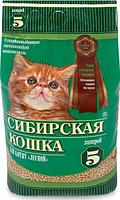 Наполнитель Сибирская Кошка Лесной впитывающий для котят 5 л
