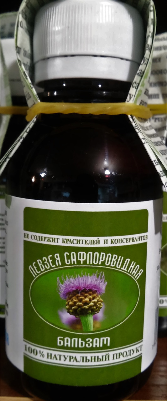 Левзея сафлоровидная, настойка, 100 мл,