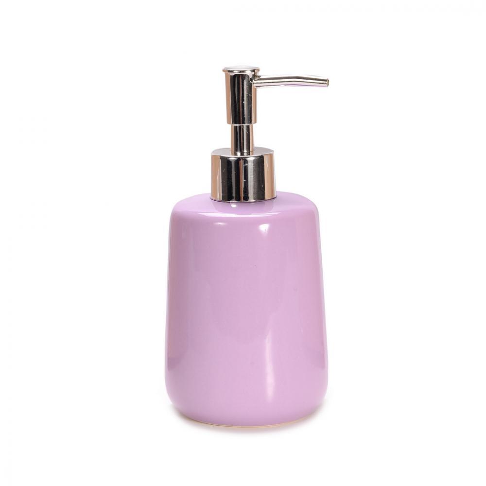 Дозатор для жидкого мыла Аквалиния Листок мятный CE2130DA-LD светло-фиолетовый, CE2117GA-LD