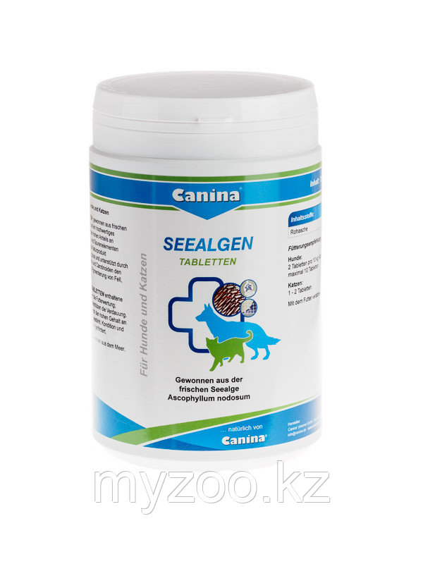 Canina Seealgen Tabletten || Канина Сииальген Таблеттен морские водоросли 750 таб. 750гр