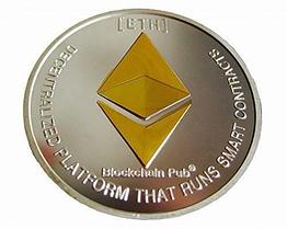 Сувенирная монета Ethereum (Эфириум), толщина 3мм