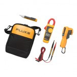 Fluke 62MAX+/323/1AC — комплект инфракрасного термометра, токоизмерительных клещей и детектор напряж ...