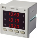PA194I-3X4 — амперметр 3-канальный (общепромышленное исполнение)